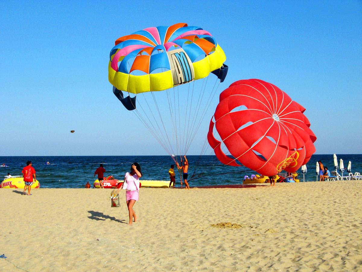 Пляжные развлечения в Болгарии